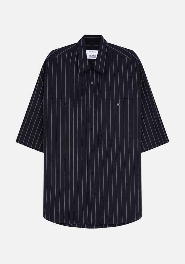 Collar Unisex shirt in Dark Blue |  Seidensticker Onlineshop