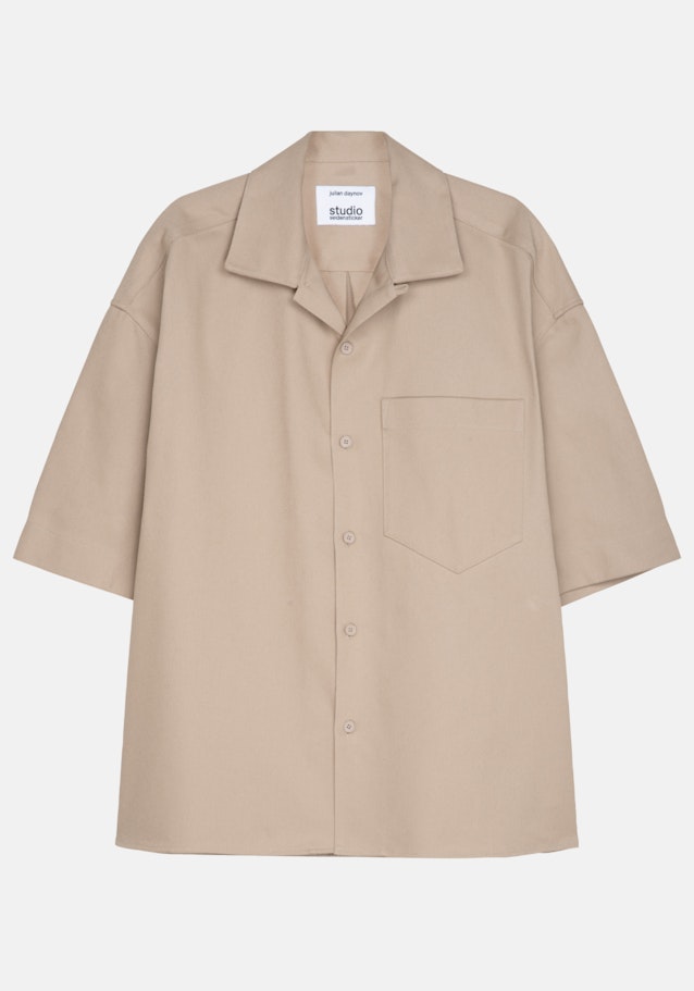 Collar Unisex shirt in Brown |  Seidensticker Onlineshop