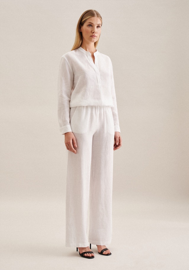 Pantalons Regular Manche Longue in Blanc | Seidensticker Onlineshop