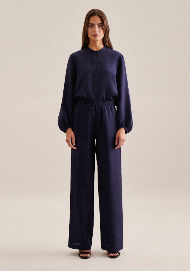 Pantalons Regular Manche Longue in Bleu Foncé | Seidensticker Onlineshop