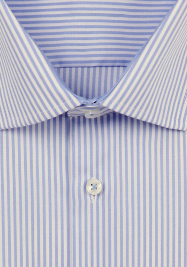 Bügelfreies Twill Kurzarm Business Hemd in Regular mit Kentkragen in Hellblau |  Seidensticker Onlineshop