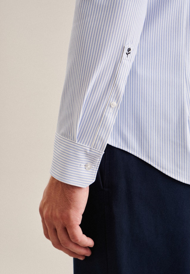 Performance shirt in Slim with Kent-Collar in Light Blue |  Seidensticker Onlineshop