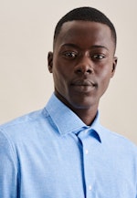 Slim Performance-Hemd Druck in Hellblau |  Seidensticker Onlineshop