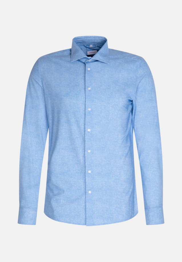 Slim Performance-Hemd Druck in Hellblau |  Seidensticker Onlineshop