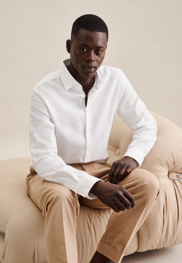 X-Slim Business shirt Uni in White |  Seidensticker Onlineshop