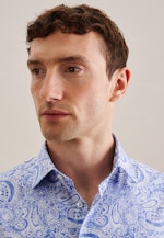 Shaped Business Hemd Paisley in Hellblau |  Seidensticker Onlineshop