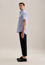 Shaped Business Hemd Paisley in Hellblau |  Seidensticker Onlineshop