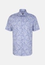 Chemise Business Shaped Manche courte Col Kent in Bleu Clair |  Seidensticker Onlineshop