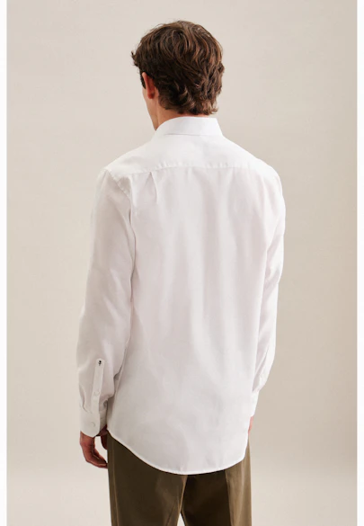 Regular Business shirt Uni in White |  Seidensticker Onlineshop