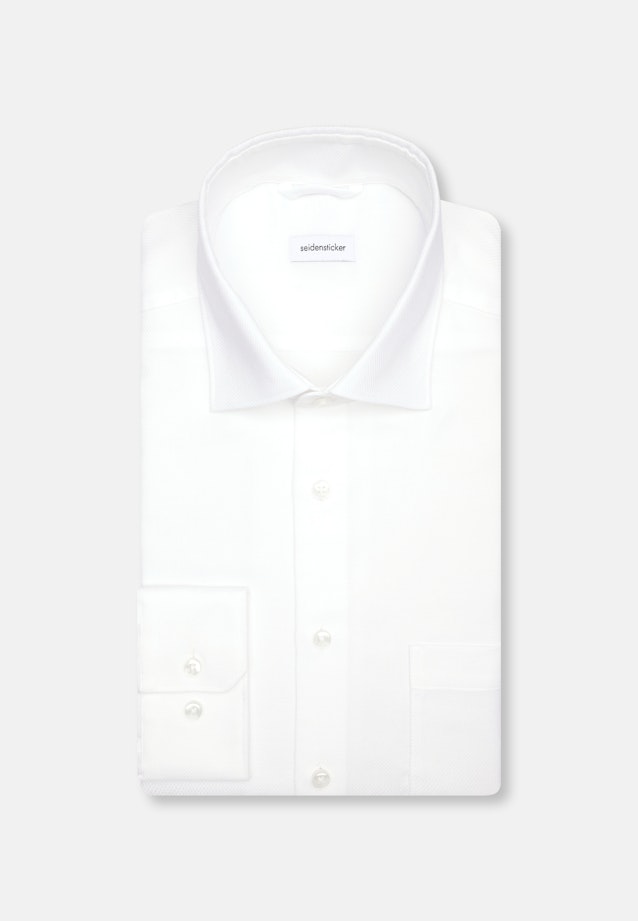 Regular Business Hemd Uni in Weiß |  Seidensticker Onlineshop