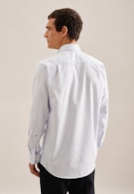 Non-iron Twill Business Shirt in Regular with Kent-Collar in Light Blue |  Seidensticker Onlineshop