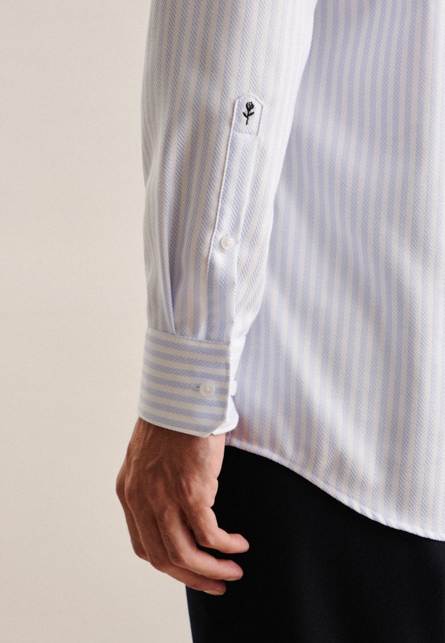 Regular Business shirt Stripe in Light Blue |  Seidensticker Onlineshop