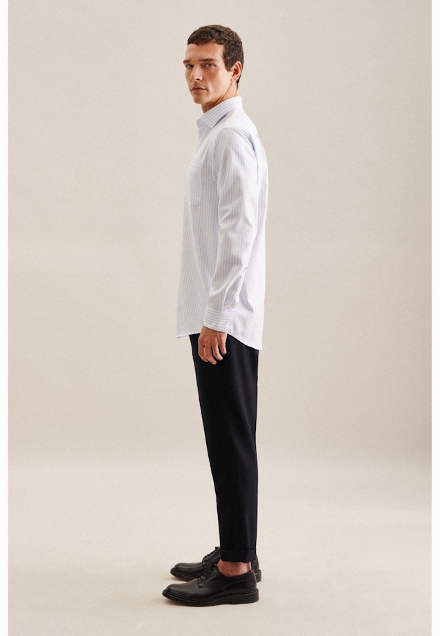 Regular Business shirt Stripe in Light Blue |  Seidensticker Onlineshop