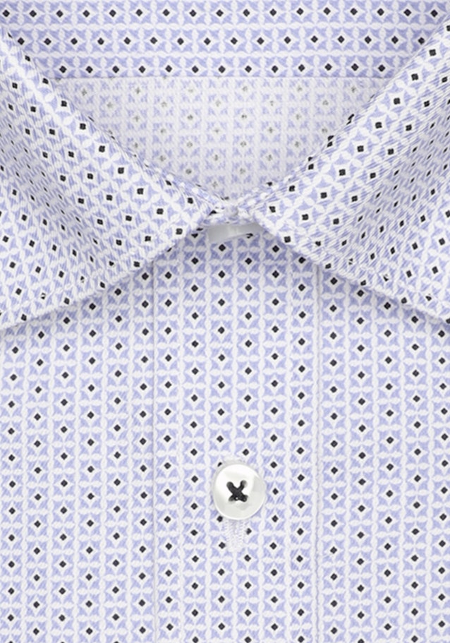 Business overhemd in Regular with Covered Button-Down-Kraag in Lichtblauw |  Seidensticker Onlineshop