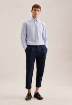 Business Shirt in Regular with Covered-Button-Down-Collar in Light Blue |  Seidensticker Onlineshop