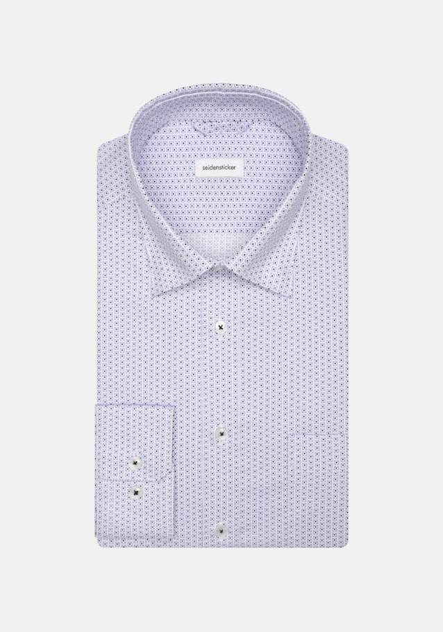 Business overhemd in Regular with Covered Button-Down-Kraag in Lichtblauw |  Seidensticker Onlineshop