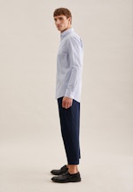 Regular Business Hemd Druck in Hellblau |  Seidensticker Onlineshop