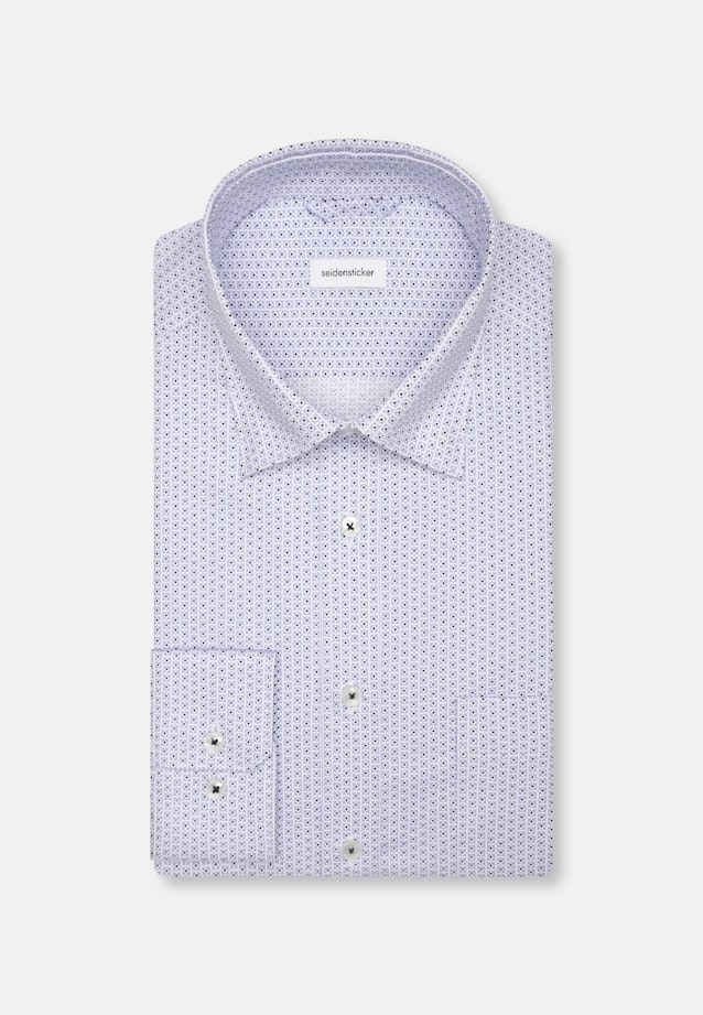 Regular Business Hemd Druck in Hellblau |  Seidensticker Onlineshop