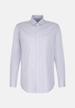 Business Shirt in Regular with Covered-Button-Down-Collar in Light Blue |  Seidensticker Onlineshop