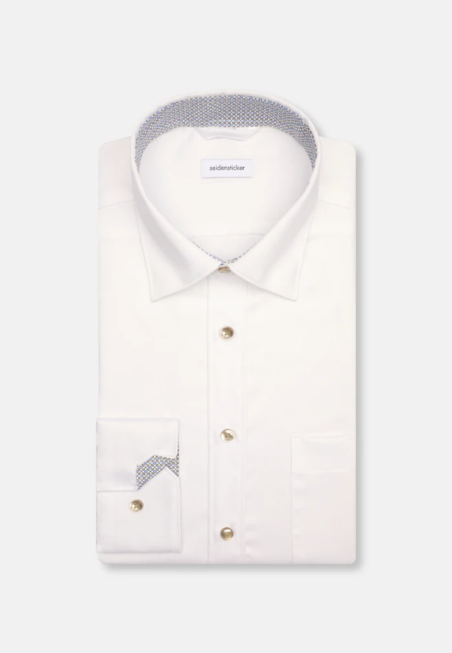 Regular Business Hemd Uni in Weiß | Seidensticker Onlineshop