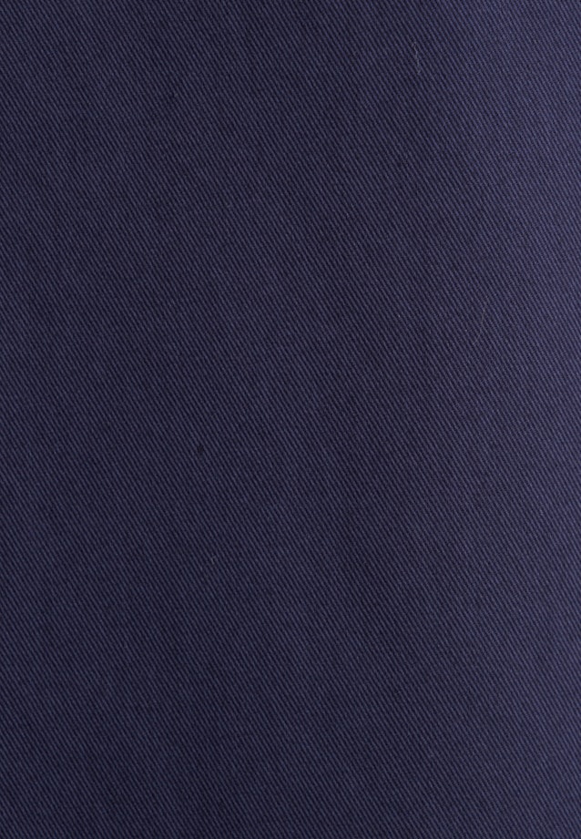 Long sleeve Twill Stand-Up Blouse in Dark Blue |  Seidensticker Onlineshop