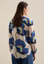 Long sleeve Voile Tunic in Medium Blue |  Seidensticker Onlineshop