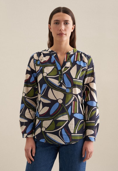 Tunic Floral in Dark Blue |  Seidensticker Onlineshop