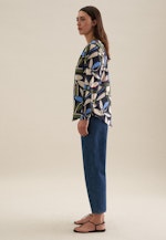 Long sleeve Voile Tunic in Dark Blue |  Seidensticker Onlineshop