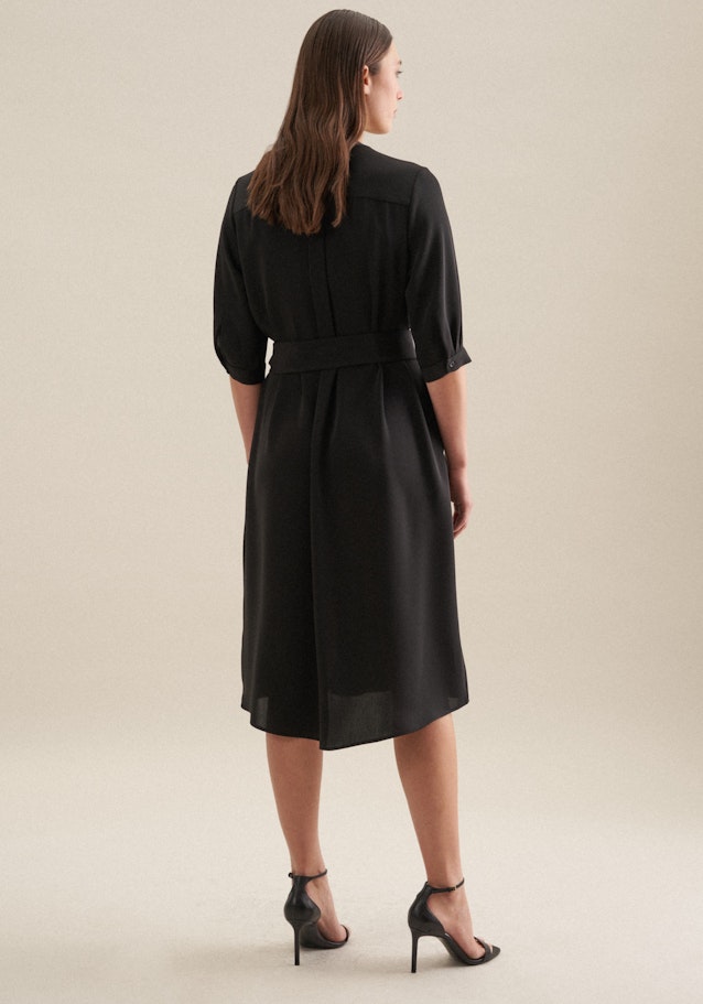 Kleid Uni in Schwarz | Seidensticker Onlineshop