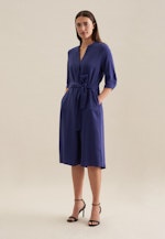 Robe Regular Manchon 3/4 in Bleu Moyen |  Seidensticker Onlineshop