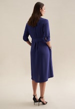 Robe Regular Manchon 3/4 in Bleu Moyen |  Seidensticker Onlineshop