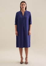 Robe Regular Manchon 3/4 in Bleu Moyen |  Seidensticker Onlineshop