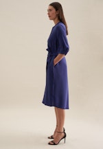 Robe Regular Manchon 3/4 in Bleu Moyen |  Seidensticker Onlineshop