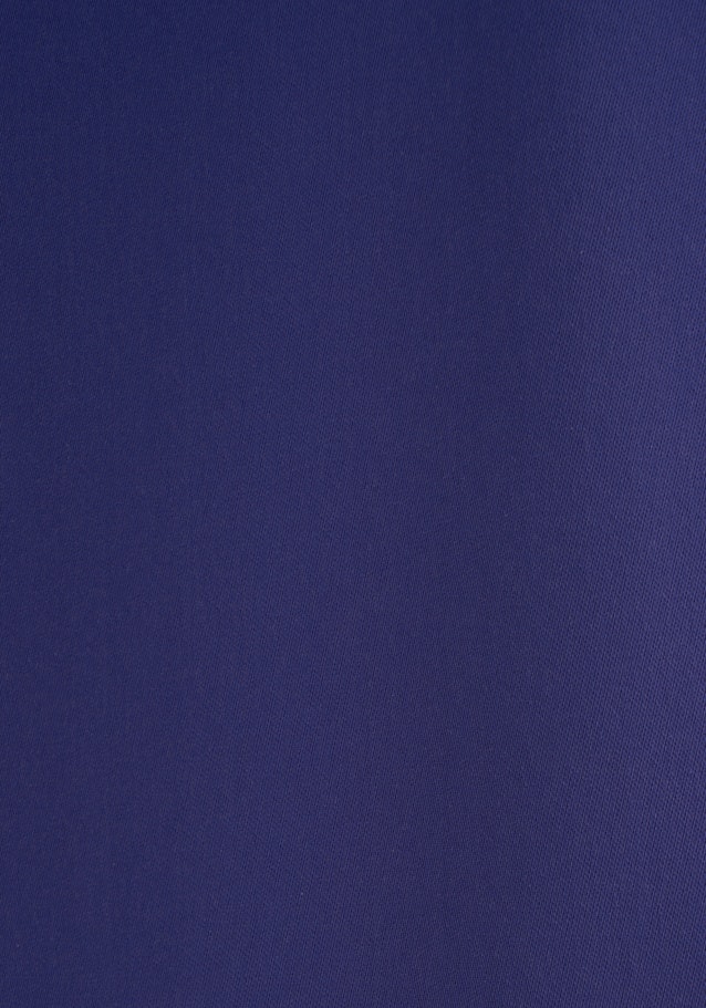 V-Hals Shirtblouse in Middelmatig Blauw |  Seidensticker Onlineshop