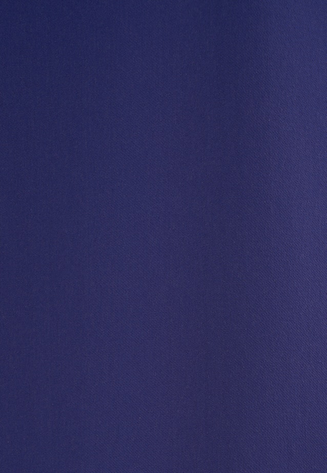 V-Neck Shirtbluse Regular in Mittelblau |  Seidensticker Onlineshop