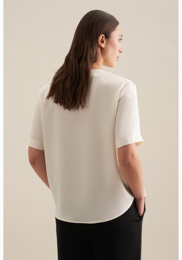 V-Neck Shirt Blouse in Ecru | Seidensticker Onlineshop
