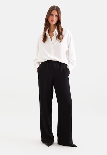 Regular Hose Uni in Schwarz |  Seidensticker Onlineshop