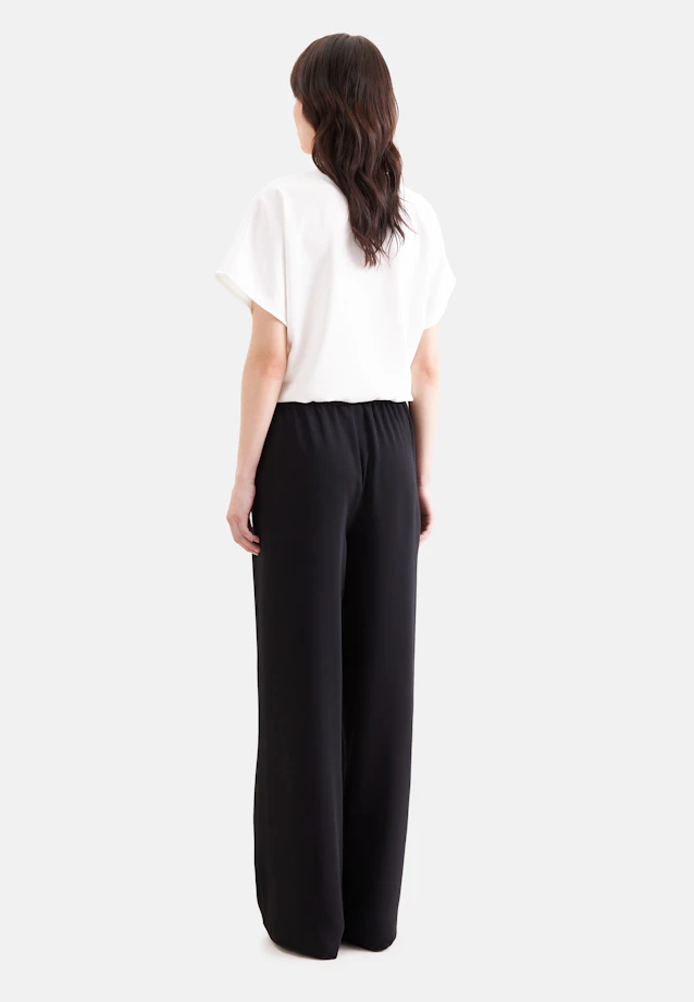 Regular Pantalons Uni in Noir |  Seidensticker Onlineshop