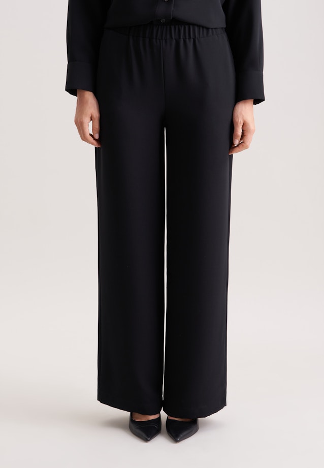 Regular Pantalons Uni in Noir |  Seidensticker Onlineshop