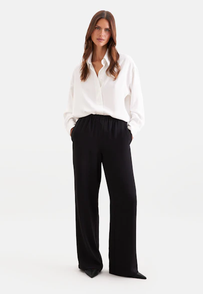 Pantalon Marlene à taille élastique in Noir |  Seidensticker Onlineshop