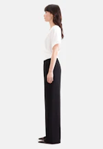 Fließende Hose mit Gummibund in Schwarz |  Seidensticker Onlineshop