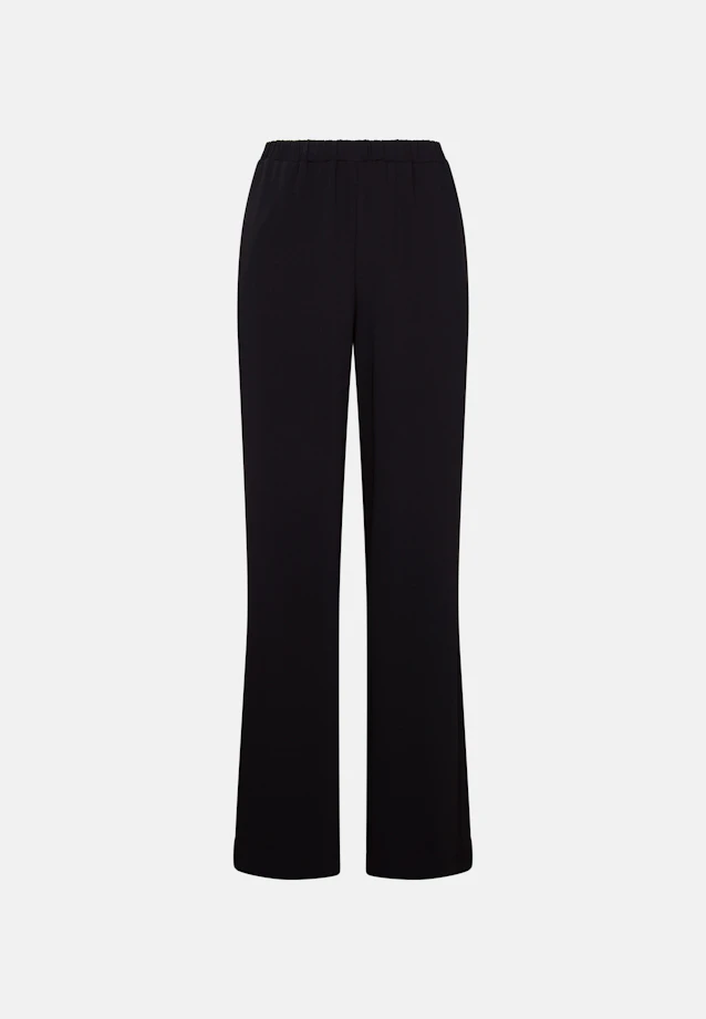 Marlene Trousers with Elastic Waist in Black |  Seidensticker Onlineshop