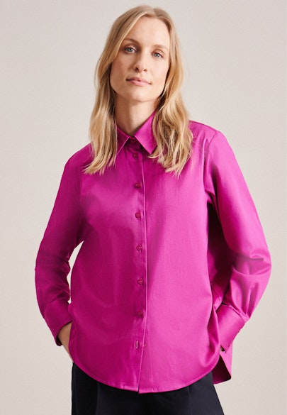 Shirt Blouse Uni in Pink |  Seidensticker Onlineshop