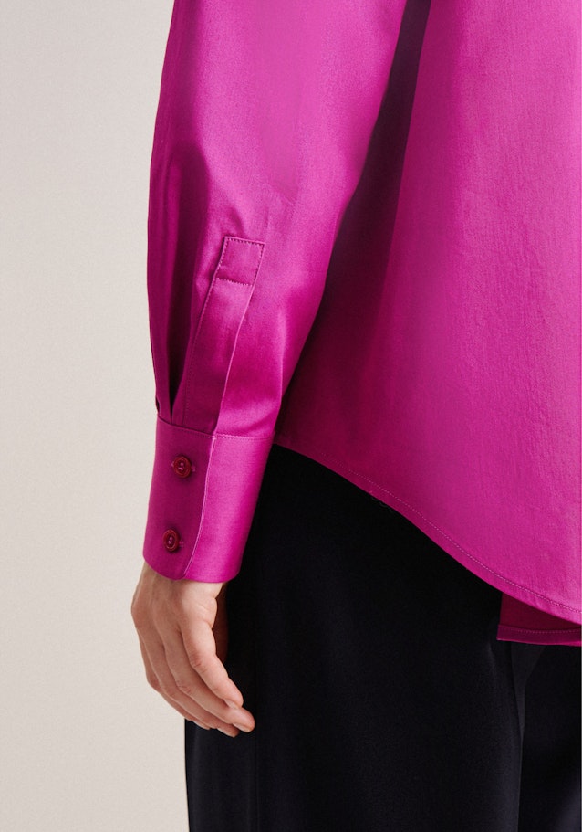 Satin Shirtblouse in Roze/Pink |  Seidensticker Onlineshop