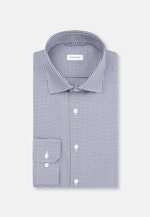 Slim Business Hemd Karo in Mittelblau |  Seidensticker Onlineshop