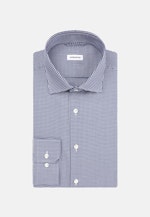 Non-iron Structure Business Shirt in Slim with Kent-Collar in Medium Blue |  Seidensticker Onlineshop