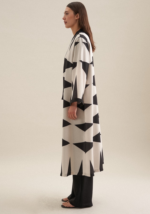 V-Neck Kimono Oversized in Schwarz |  Seidensticker Onlineshop