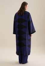 V-Neck Kimono Oversized in Mittelblau |  Seidensticker Onlineshop