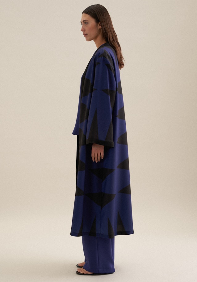 Kimono Oversized Manche Longue in Bleu Moyen |  Seidensticker Onlineshop