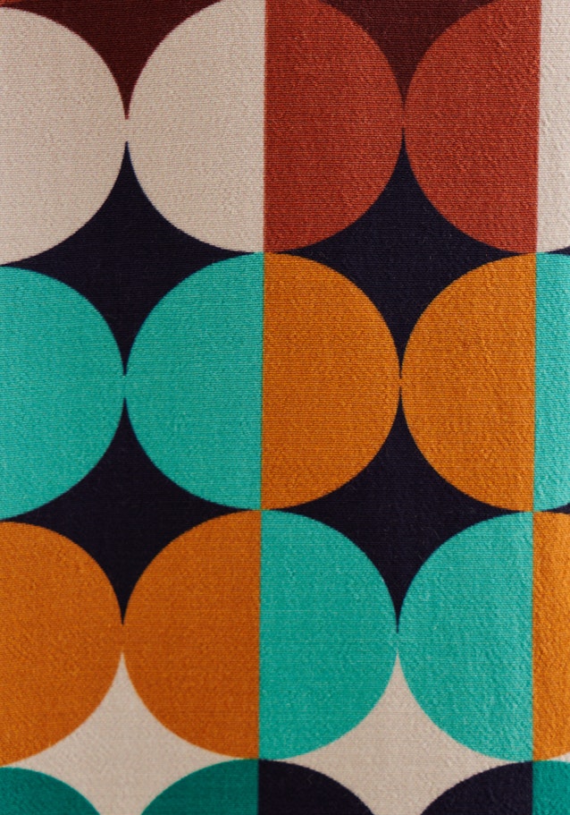 Kleid Geometrische Muster in Dunkelblau | Seidensticker Onlineshop